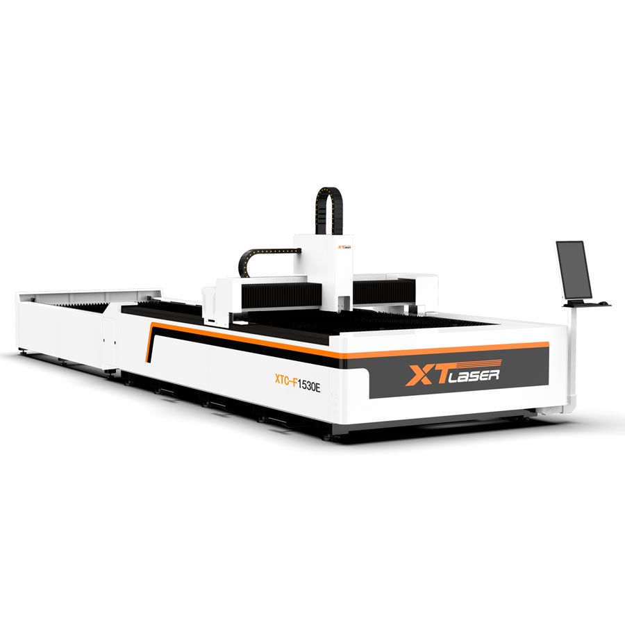Фото Установка лазерной резки листового металла со сменным столом XTLaser серия E