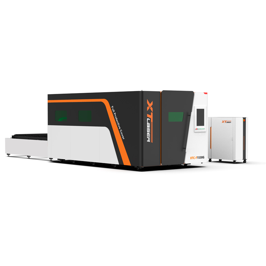 Фото Установка лазерной резки закрытого типа со сменным столом XTLaser серии G